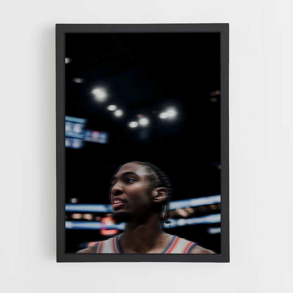 Poster Maxey en Action – affiche Basketball (vue 2)